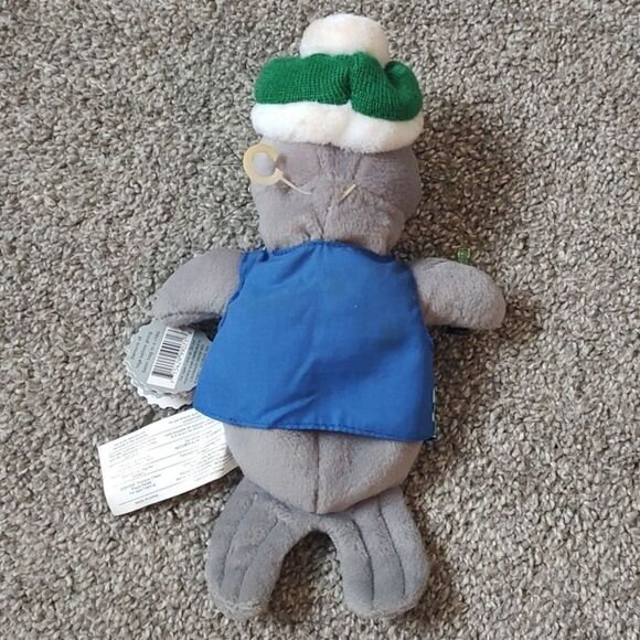 Style #0207 Coca Cola Seal In Vest & Knit Cap Bean Bag Plush - Picture 7 of 15